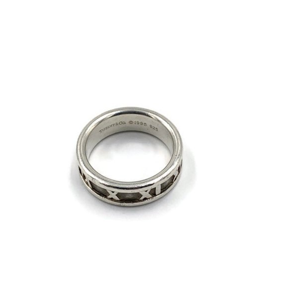 Authentic Tiffany & Co Atlas Ring Sz 6 3/4 (6.75) - Picture 2 of 8